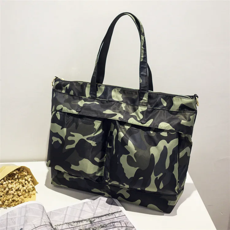 

Tote Bag Student 2019 New Style Fashion Shoulder Large Bag Hand Large-Volume Nylon Oxford Cloth Canvas Bag