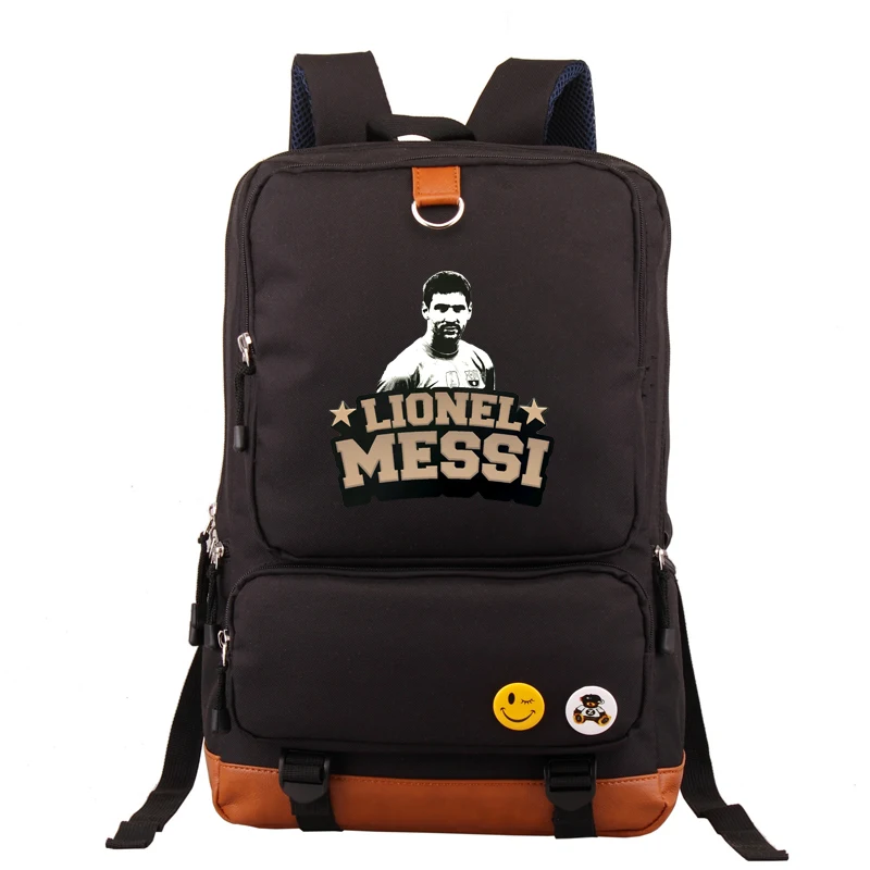 

Logo Messi Casual Backpack for Women Men Teenagers Argentina Bacelona Students School Travel Casual Laptop Bag