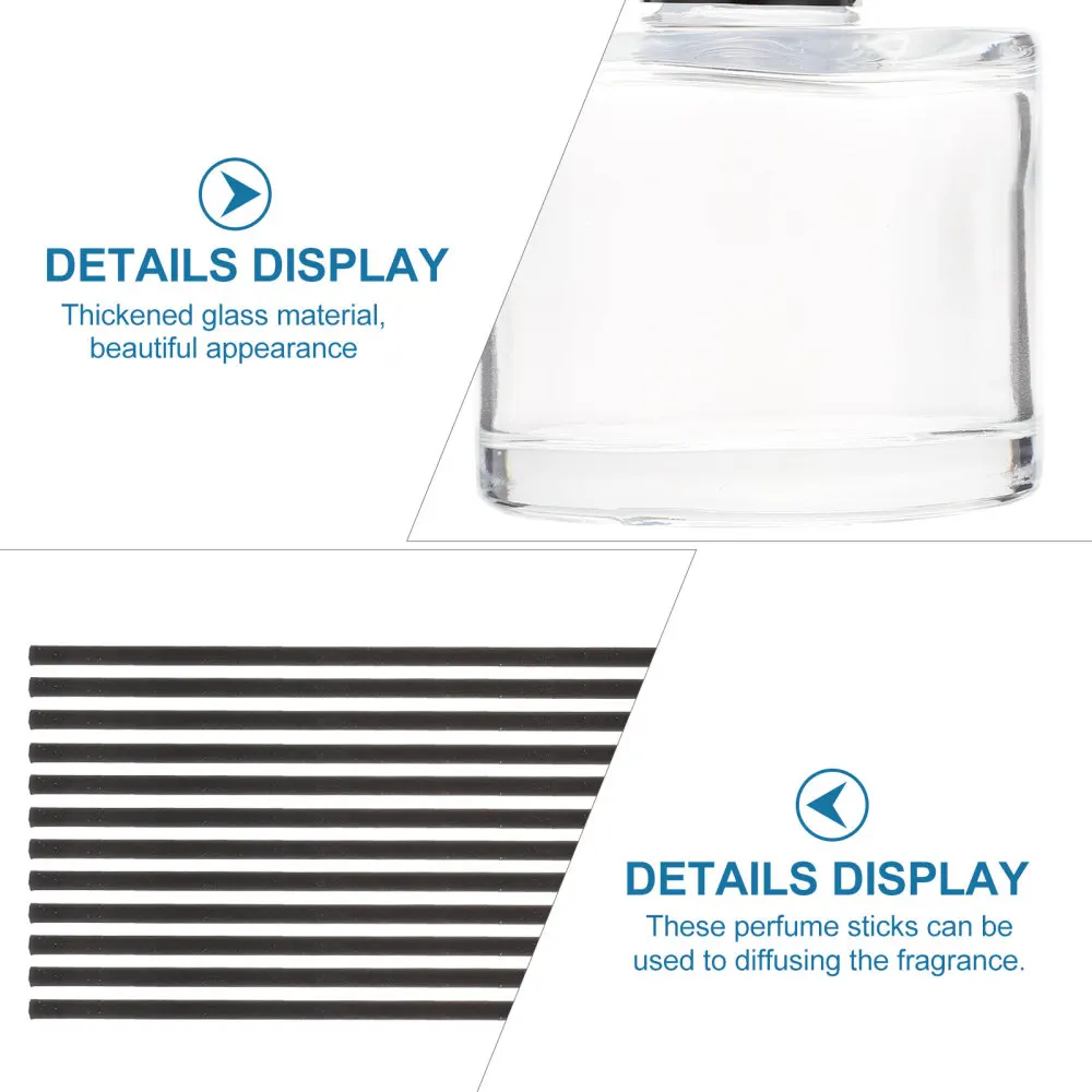 50ml Transparent Glas Diffusor Flaschen Bad Duft Behälter Hause Parfüm  Flasche Ornament Ätherisches Öl Diffusor - AliExpress