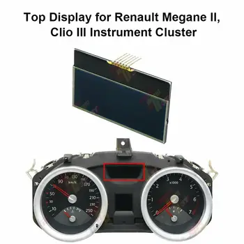 

Top LCD Display for Renault Megane II Clio III Instrument Cluster