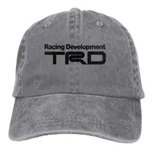 Гоночная разработка TRD Регулируемая хлопковая Джинсовая Шляпа для папы ковбойская шляпа