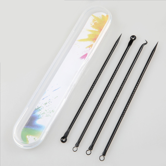 Stainless Steel Blackhead Comedone Acne Corrector Remover Extractor Skin Care Pore Cleaner Needles Remove Tools