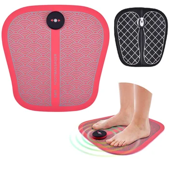 

USB Rechargeable / Battery Operated EMS Foot Massager Smart Wireless Muscle Stimulation Foot Acupoint Massage Mat Health Care