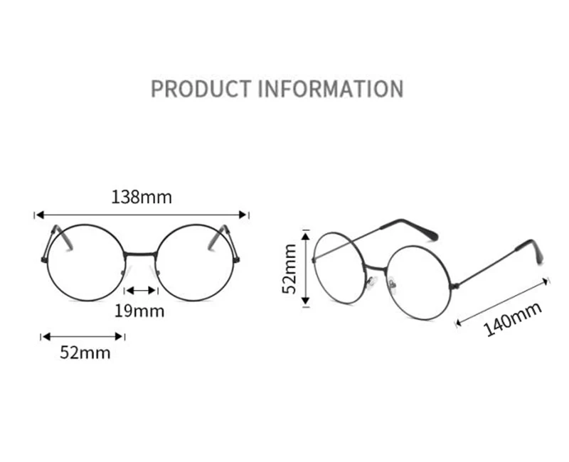 SAOIOAS модные винтажные Ретро металлическая оправа прозрачные линзы стекло es Nerd очки в духе гиков стекло для глаз es черное негабаритное Круглое стекло для глаз