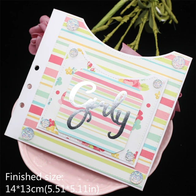 KSCRAFT Planner Double Pocket Metal Cutting Dies Stencils for DIY  Scrapbooking/photo album Decorative Embossing Paper Card