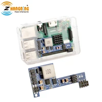 Passive POE-PiHat 10W PoE delivering power to a Raspberry Pi 3B+ or Pi 4, Output 5V PoE Hat board 1