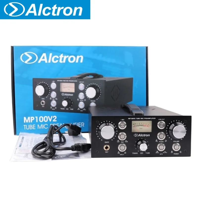 Alctron MP100V2 pro recording studio tube& fet mic усилитель с многофункциональными ручками, тщательно усиливает каждый сигнал предусилителя