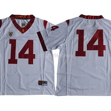 Новое поступление, высокое качество, Сэм дарнольд#14 футболка колледжа, спортивные майки, S-XXXL