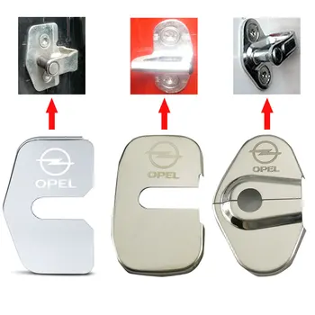 

4Pcs Car Door Lock cover sticker For Opel Insignia Astra J Corsa D Vectra C g Zafira B Auto Exterior Protection Accessories Case