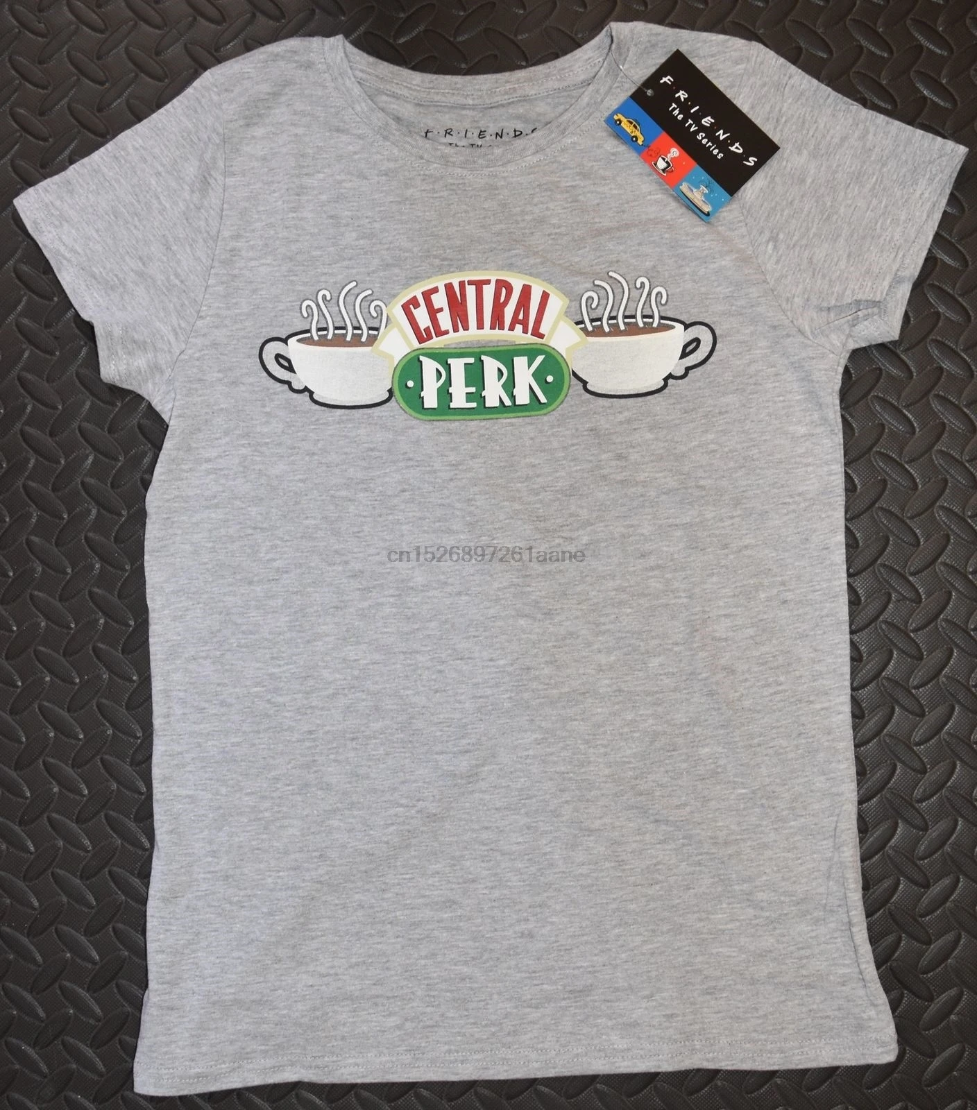 

CENTRAL PERK FRIENDS PRIMARK TV SERIES GREY T SHIRT WOMENS LADIES UK Cool Casual pride t shirt men Unisex New Fashion tshirt