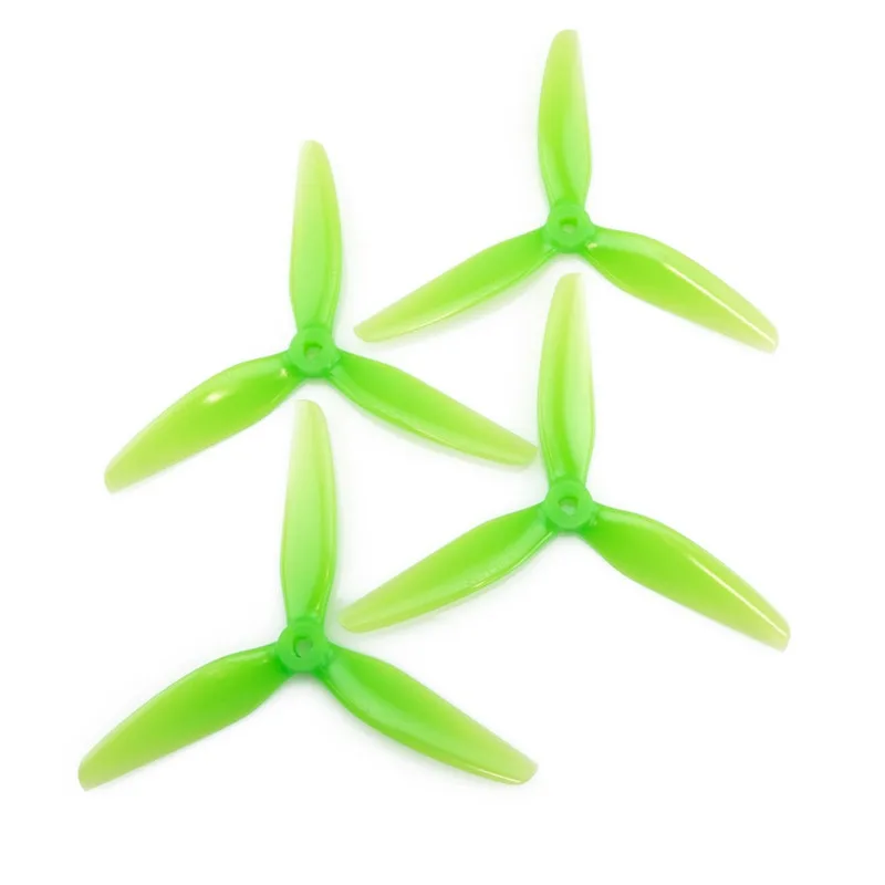 HQProp DP5.5X3.5X3 с 3-мя лезвиями 5,5 дюймов поликарбонатовый Попо пропеллер 2CW/2CCW для небольшой гоночный Дрон с видом от первого лица и RC Квадрокоптер, Мультикоптер