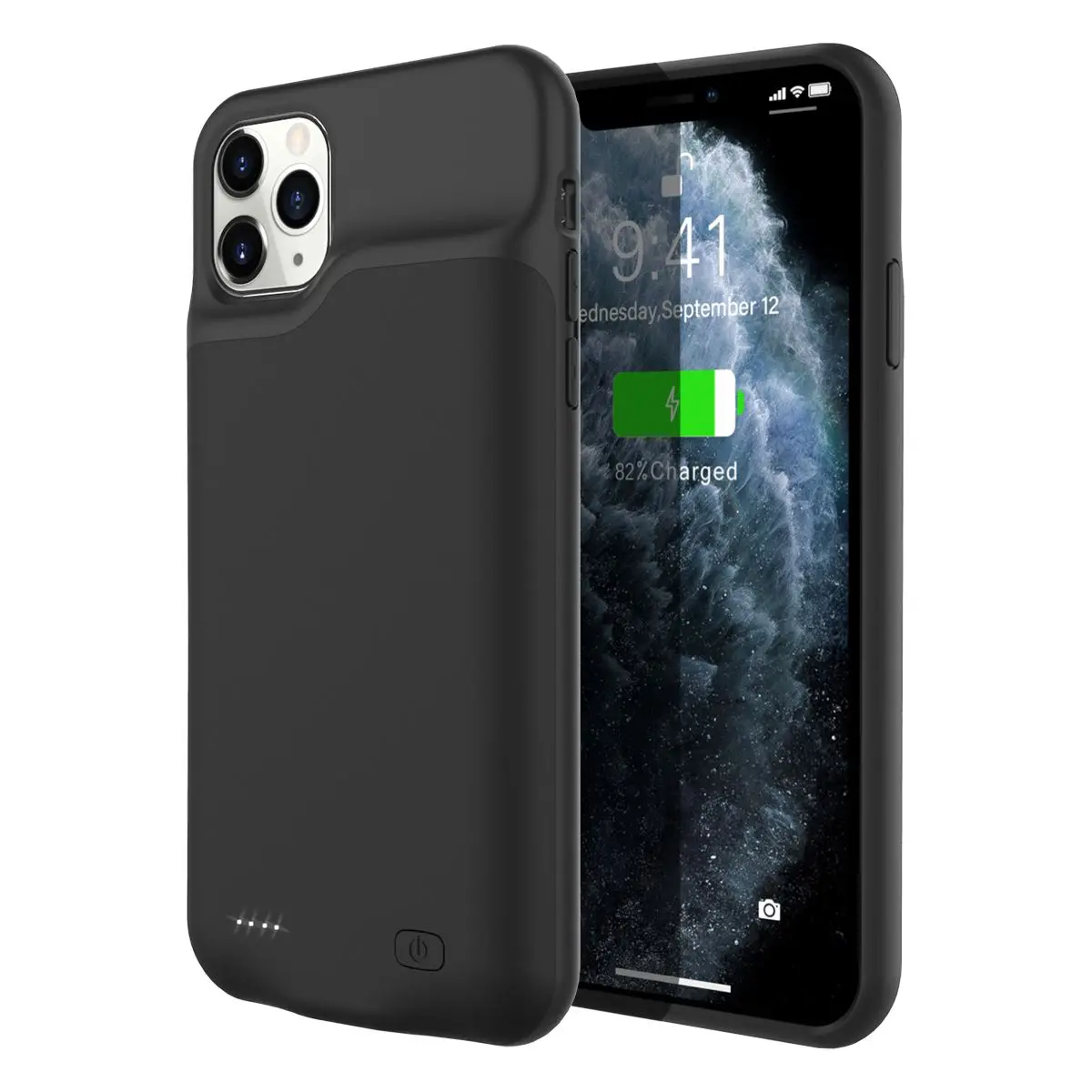 Для iPhone 11 Pro 5,8 дюймов зарядное устройство чехол 5200 мАч внешнее резервное зарядное устройство Внешний аккумулятор Защитный чехол противоударный чехол