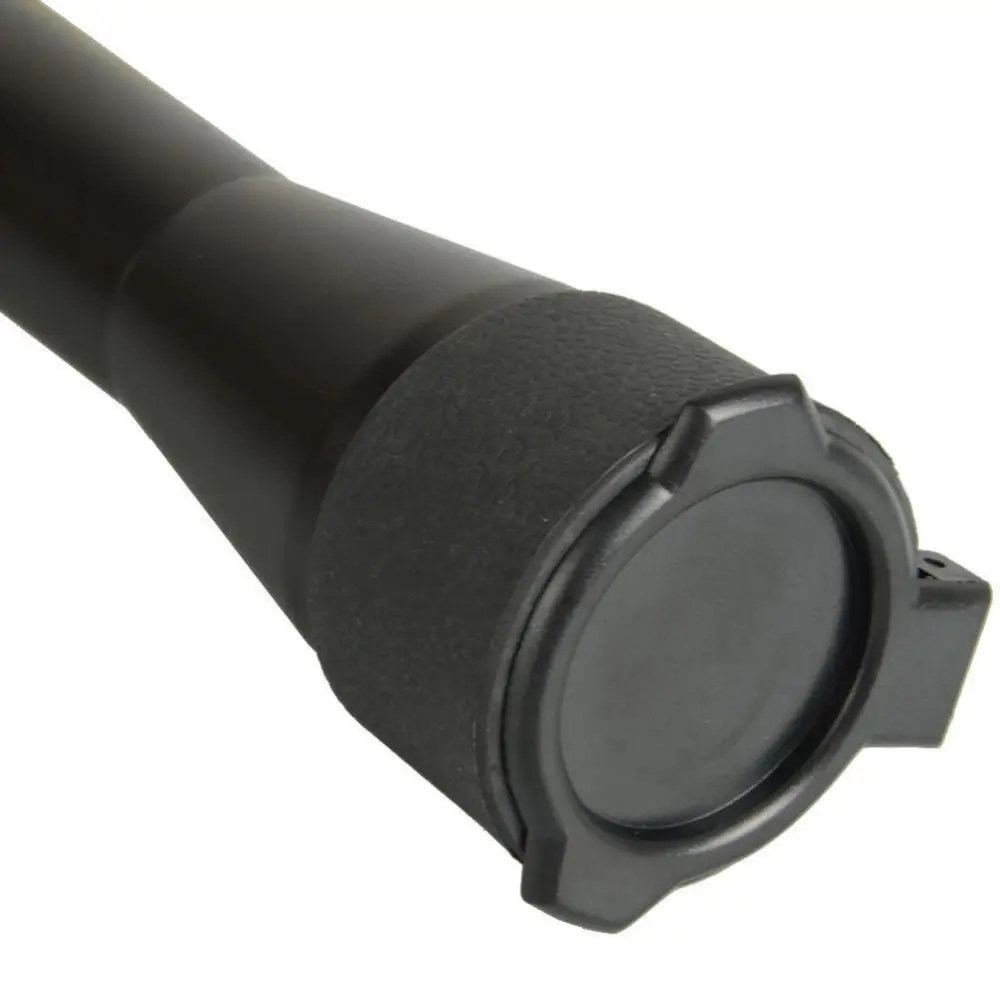 Rifle Scope Lens Cover Rifle Scope Protector 25.5mm-64mm Transparent Rifle-Scope Lens Cover Flip Up Quick Spring Protection Cap Objective Lense Lid Airsoft Hunting-Rifle