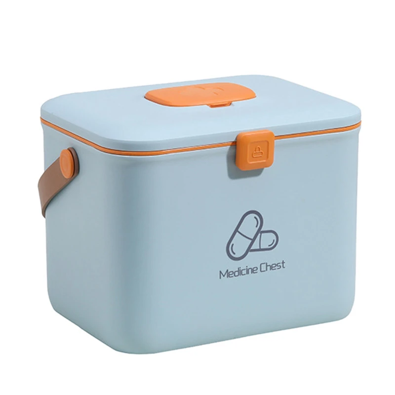 

Portable Household Large-Capacity Mmedicine Storage Box First-Aid Medical Kit Drug Storage Box