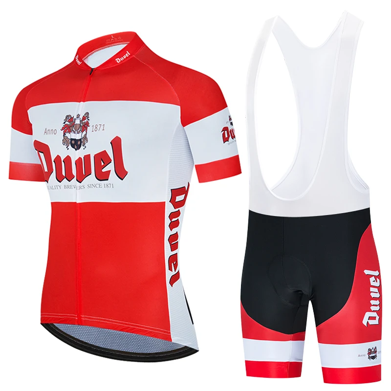 2020 DUVEL пиво новая команда Велоспорт Джерси/велосипедные наборы на заказ дорожная