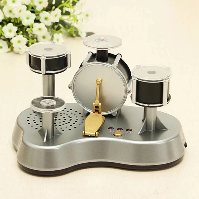 

Mini Finger Drum Set Drumming Led Light Jazz Percussion Kids Toy Beginner