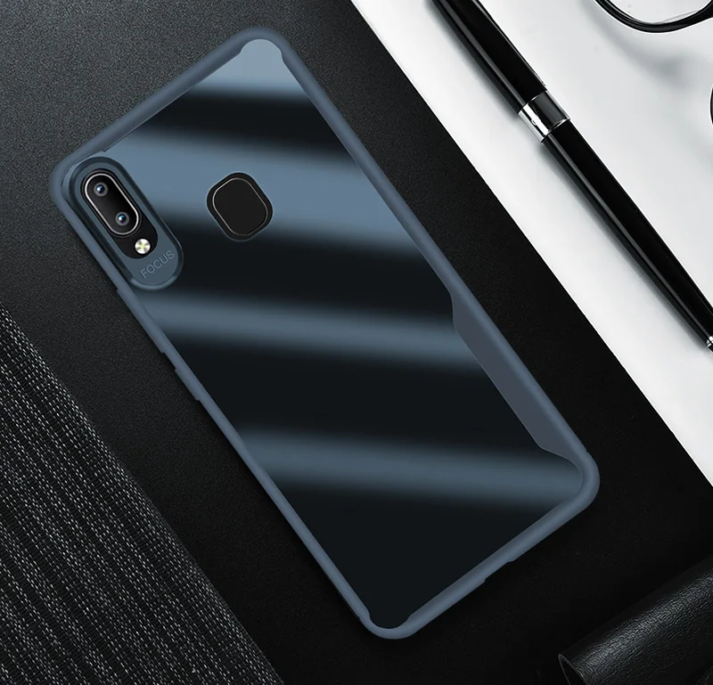 Матовая рамка Противоскользящий ЧЕХОЛ ДЛЯ Vivo V11 V15 V17 Pro V19 Y30 Y50 V9 Y85 Z1 Y17 Y3 Y12 Y15 V5 Lite V7