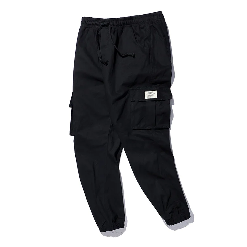 Мужские шаровары с несколькими карманами, хип-хоп штаны, уличные спортивные штаны, мужские повседневные модные брюки-карго для мужчин