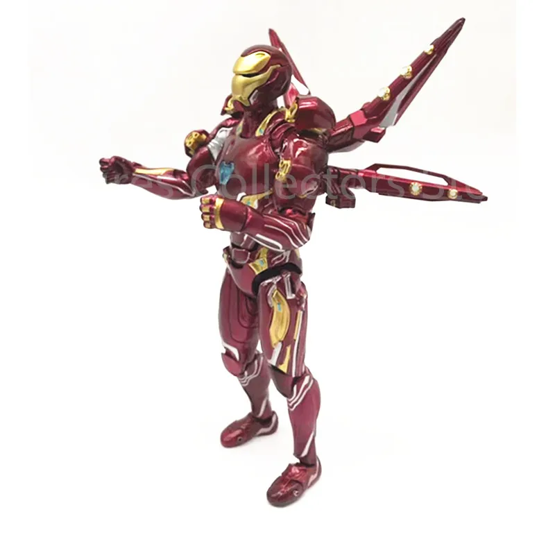 15 см Мстители эндгейм Железный человек MK50 нано оружие Set2 ПВХ фигурка модель игрушка; подарок