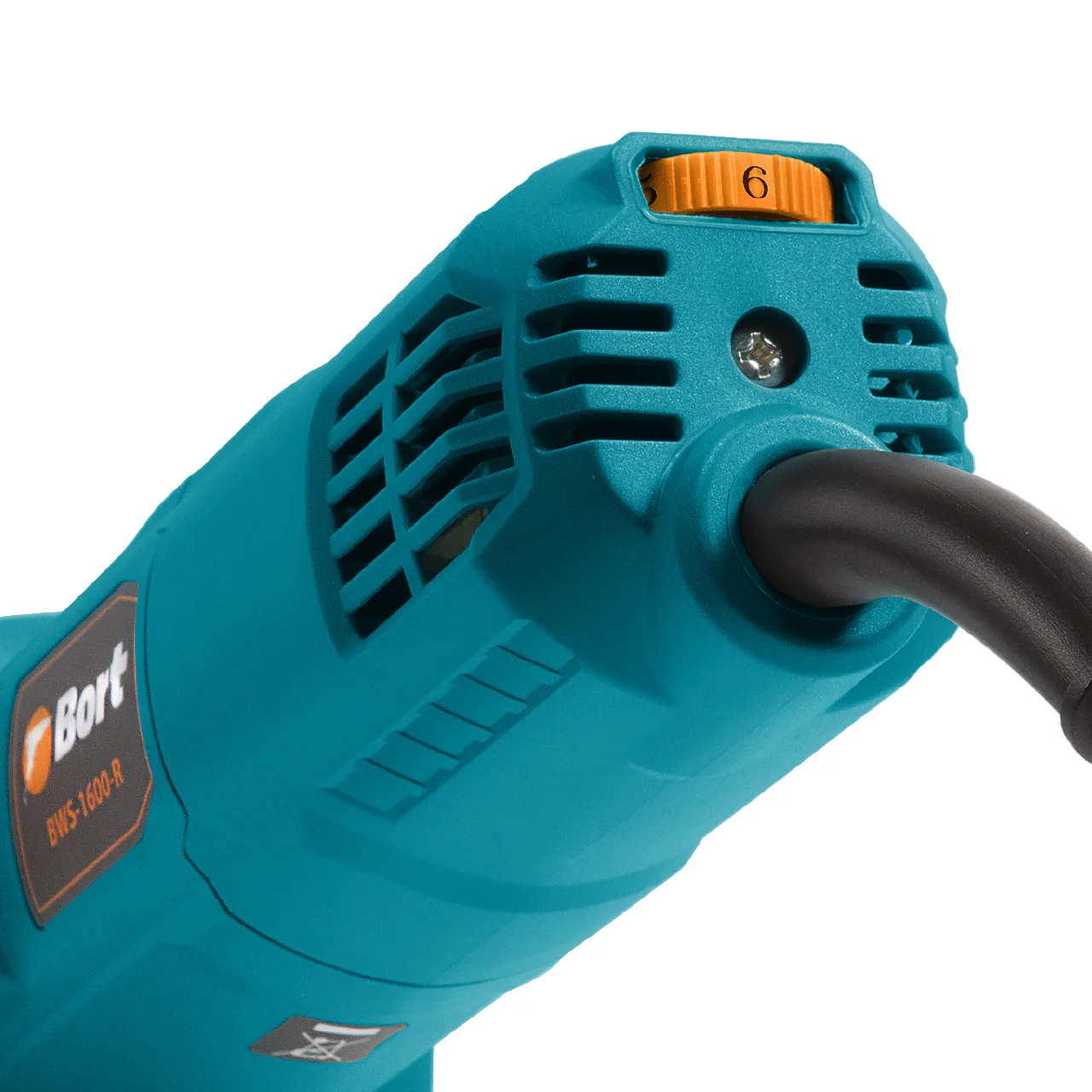 Машина шлифовальная угловая BWS-1600-R (1600 Вт; 11000 об/мин; диск 125 мм; блокировка шпинделя; регулировка скорости)