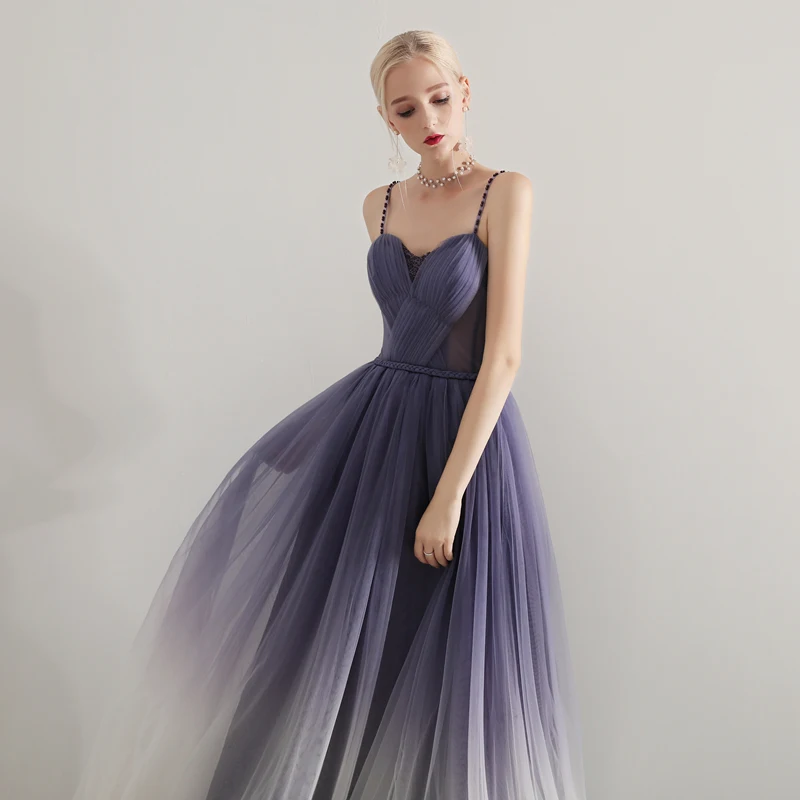 

Soft tulle pleat Prom party Dresses Vestido de Festa beads robe de mariee robe communion fille robe beads evening party dresses