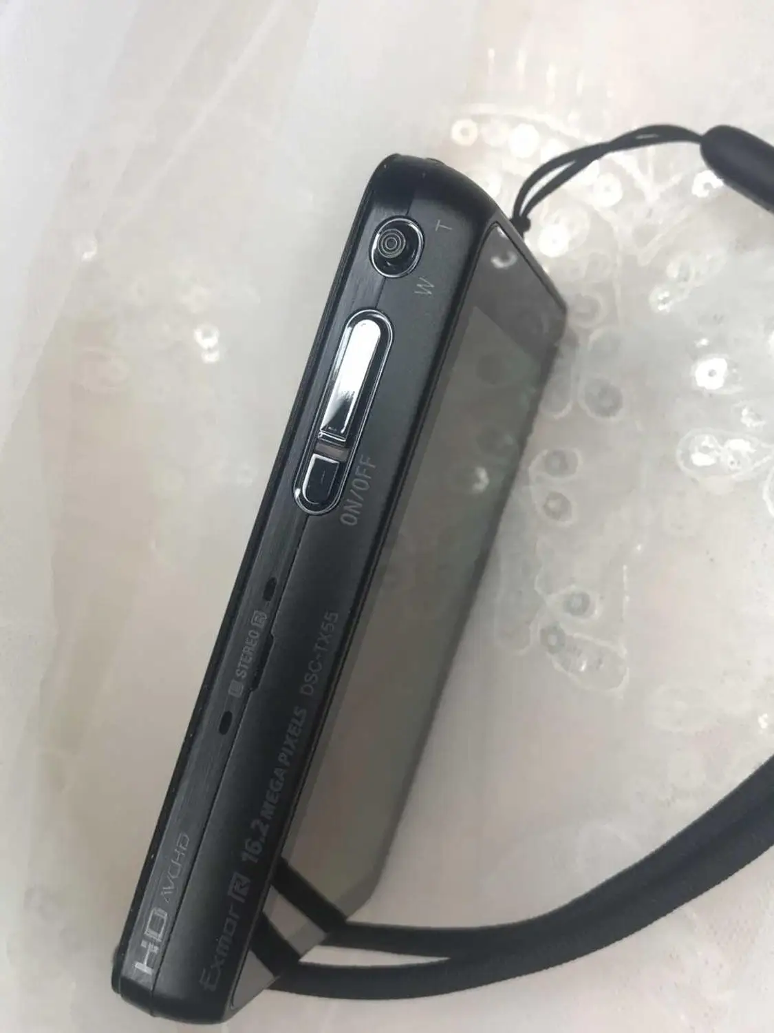 Б/у sony Cyber-shot DSC-TX55 сенсорный экран 16,2 МП тонкая цифровая камера с 5-кратным оптическим зумом 3,3 дюйма