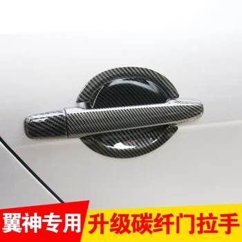 

high quality Charcoal ABS Door handle Protective covering Cover Trim for 2013-2020 Mitsubishi Outlander Car styling