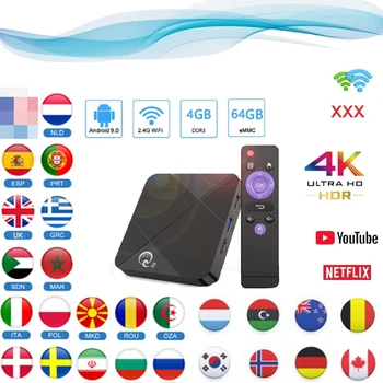 

Great Android9.0 A95X Q2 IPTV box MINI Q2 4k tv box andriod android TV 9.0 media player lifetime 1 year tv + Free i8 keyboard