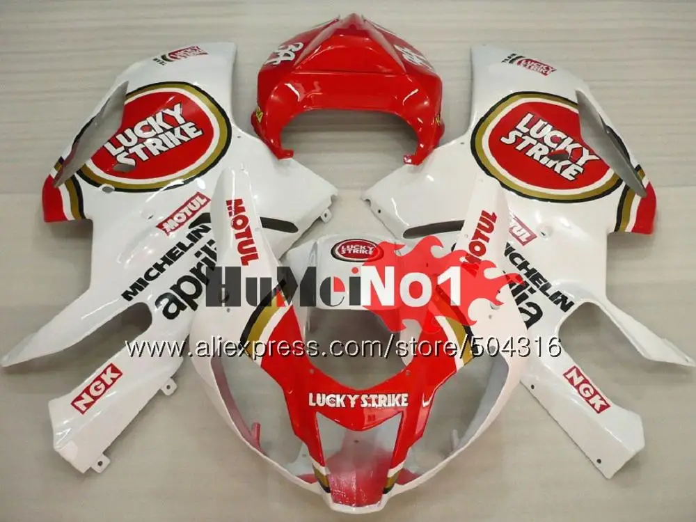 Средства ухода за кожей для Aprilia RSV1000R Mille RV60 RSV1000RR РСВ 1000 8MC. 0 RSV1000 R RR 2003 2004 2005 2006 03 04 05 06 обтекатель красный серебристый - Цвет: No. 25