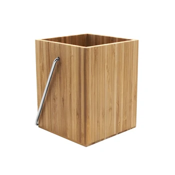 

Tank For Home Bamboo Canister Container Convenient Multifunctional Household Kitchen Gadgets Organizer Storage Case Square Shape