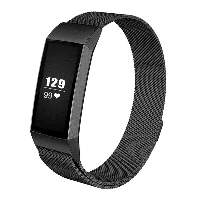 Для Fitbit Charge 3 Нержавеющая сталь магнитный Миланский ремешок сменный ремешок для Fitbit Charge 3 ремешок для часов петля