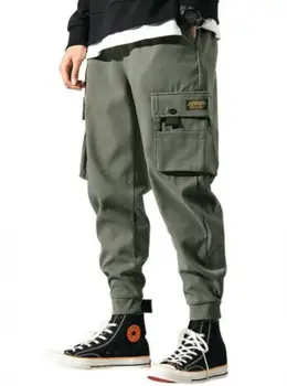 

Men's Cargo Work Harem Pants High Street Pockets Urban Casual Hip hop Trousers