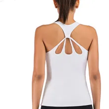 Однотонная Спортивная майка для йоги, Женская облегающая Гибкая Спортивная майка для фитнеса, мягкая нейлоновая майка без рукавов для спортзала