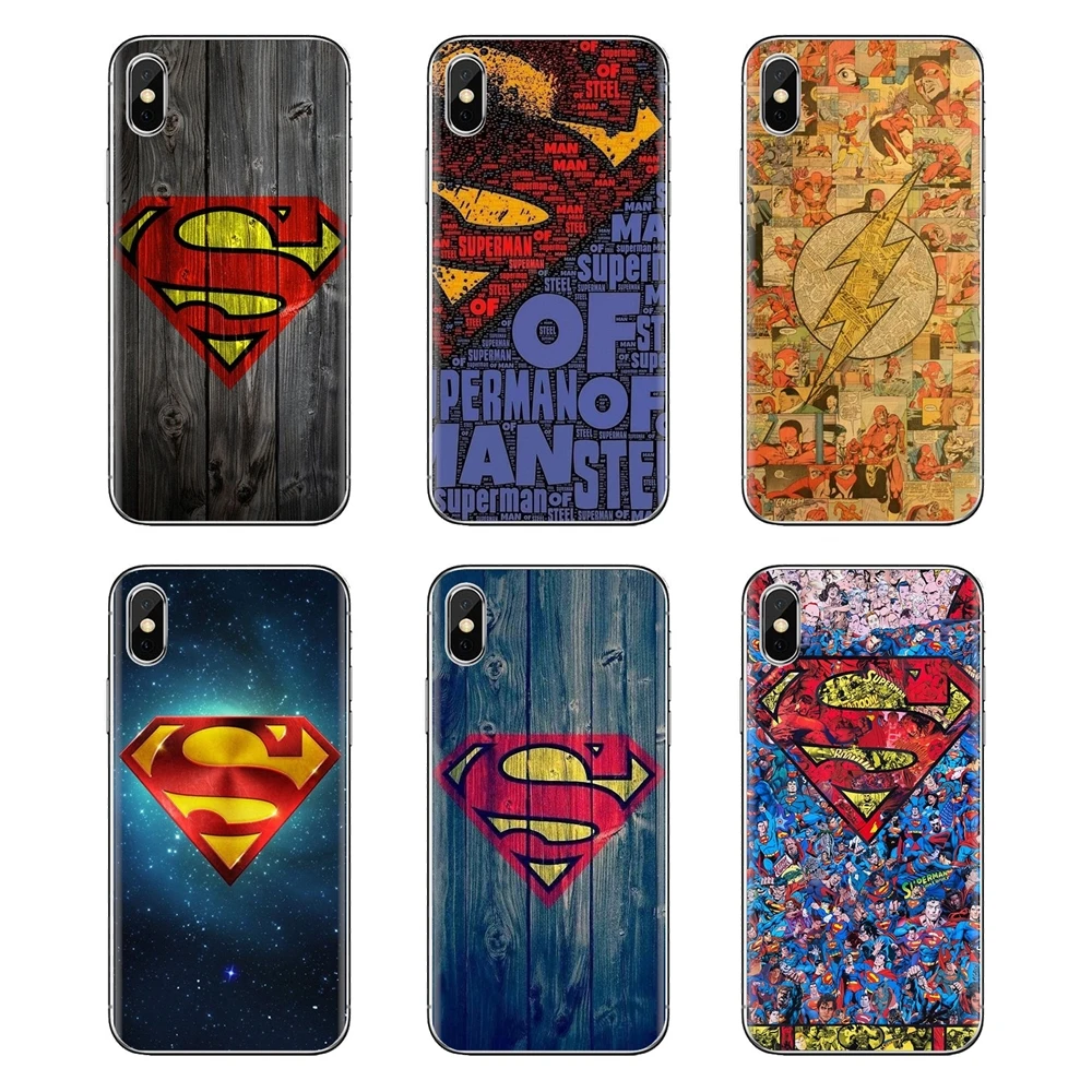 Transparent Soft Shell Covers Ultra Slim Superman For Samsung Galaxy J1 J2 J3 J4 J5 J6 J7 J8 Plus 2018 Prime 2015 2016 2017 |