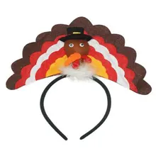 Новая Детская плюшевая шапка, праздничные аксессуары, шапка «индейка» для взрослых, модные забавные турецкие шляпы, вечерние украшения на День Благодарения