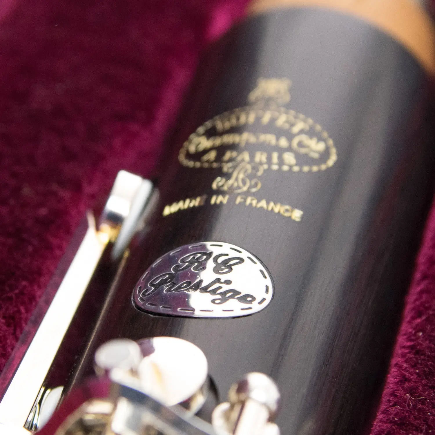 Bakelite Bb Clarinets RC PRESTIGE Major Professional Clarinets Silver Plated Keys 17 Keys Clarinets Woodwind Instrument