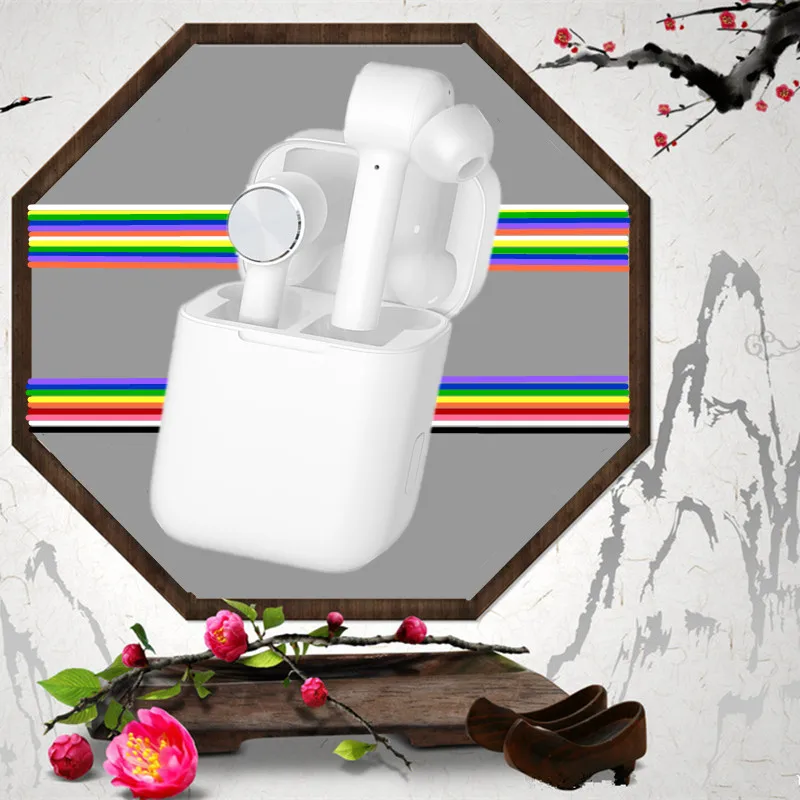 

True Wireless Bluetooth Earphone Air TWS Headset Stereo Smart Touch Auto Pause Tap Control Sport Earbuds for redmi xiaomi iPhone