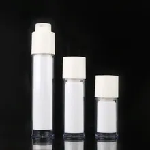 15 мл 30 мл 50 мл белая безвоздушная бутылка для лосьона/эмульсии/сыворотки/тонера/жидкой основы/солнцезащитный крем для ухода за кожей косметическая упаковка