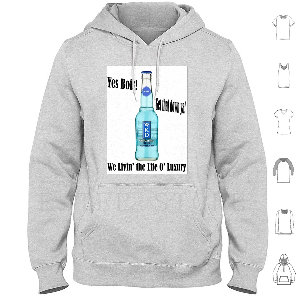 

Party Time Hoodies Long Sleeve Blue Wkd Party