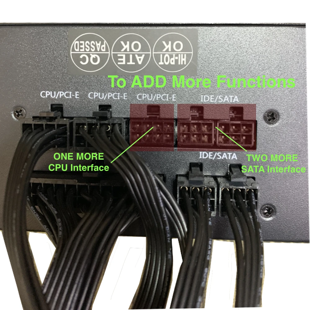 PC 게이밍 전원 공급 장치 풀 모듈, SAHARA PSU 등급 600W 최대 800W 24 핀 12V ATX 컴퓨터, 비트코인 채굴  ETH 코인 채굴 이더리움 - AliExpress