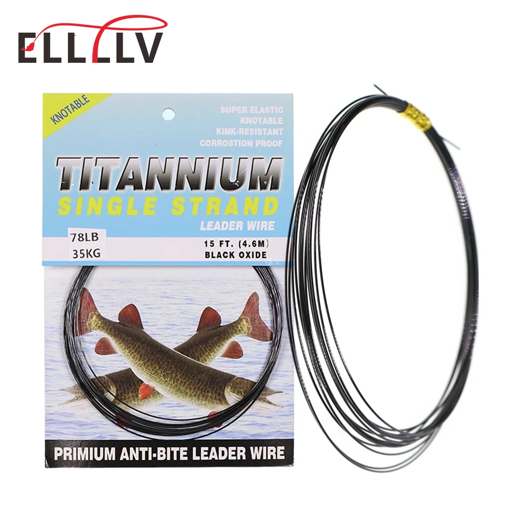 Resonant Leadernickel Titanium Leader Line 15ft - Kink-resistant For  Saltwater Fishing