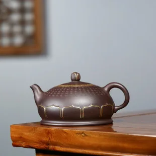 Yixing глиняные заварочные чайники, изготовленные мастерами с использованием американского полностью сырье ручной работы руды нижний слот qm горшок деньги Кин пел ручной набор для чая 300cc