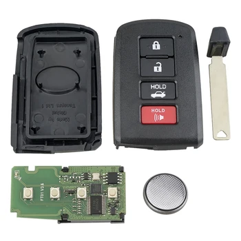 

Car Smart Remote Key 3+1 Button 314.Hz Fit for Toyota 2012-2020 HYQ14FBA