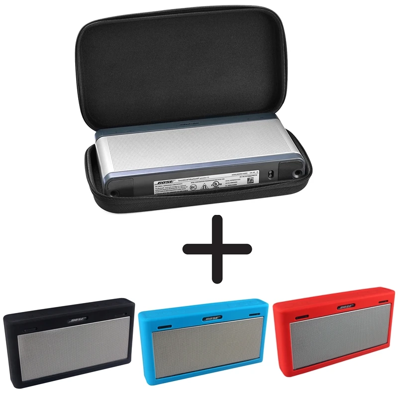 Caja de almacenamiento para Bose SoundLink III 3, funda de silicona blanda  para Altavoz Bluetooth|Accesorios de altavoces| - AliExpress