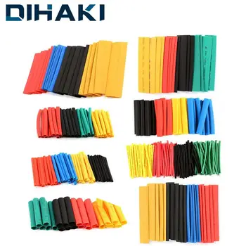 

328PCS Heat shrink tube kit Insulation Sleeving termoretractil Polyolefin Shrinking Assorted Heat Shrink Tubing Wire Cable