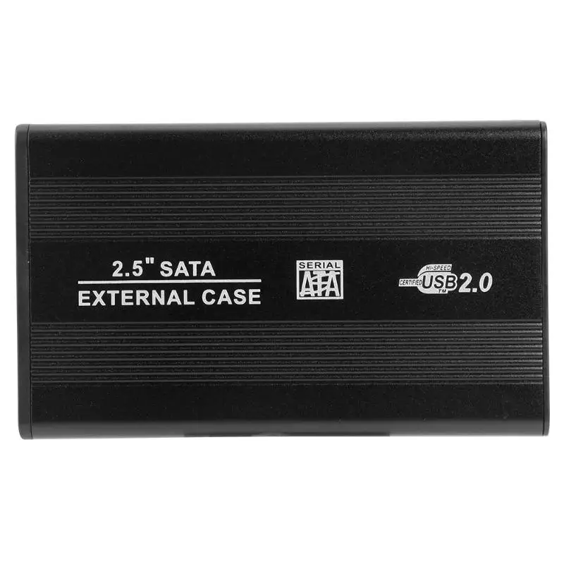 2,5 дюймов алюминиевый сплав портативный SSD диск HDD коробка жесткий диск чехол USB2.0 Внешний твердотельный диск для Win7/Win8/Win10/Mac OS