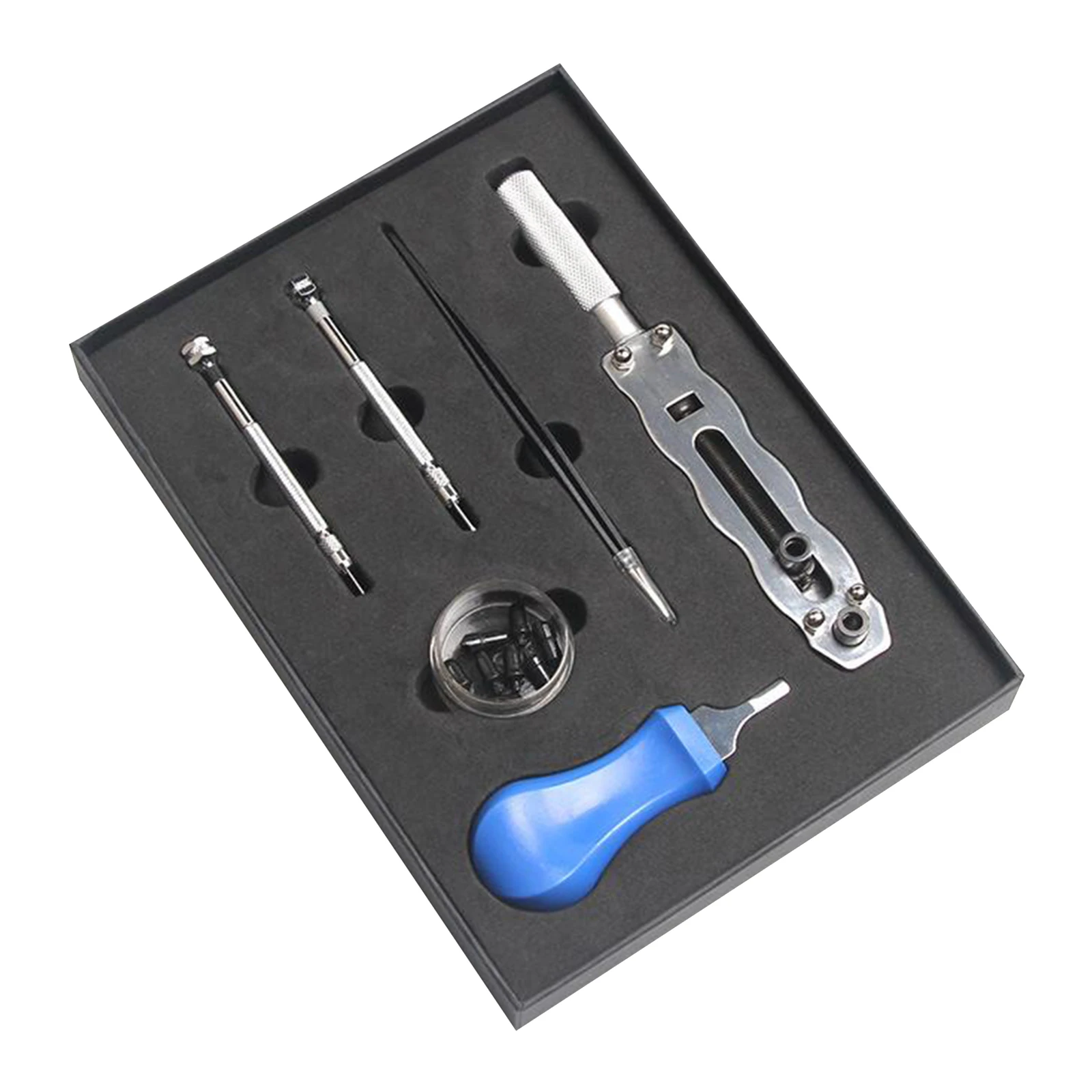 Watch Repair Tool Kit Watch Back Case Opener Removal Spring Wrench Blade Tweezer