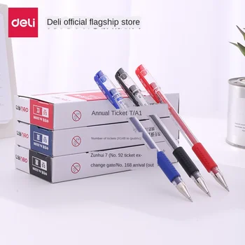 

Neutral Pen Students Black 0.5mm Bullet Pens Blue/RedPen Marking Pen Signature Pen Office Supplies Write Tool Carbon Pen 12PCS