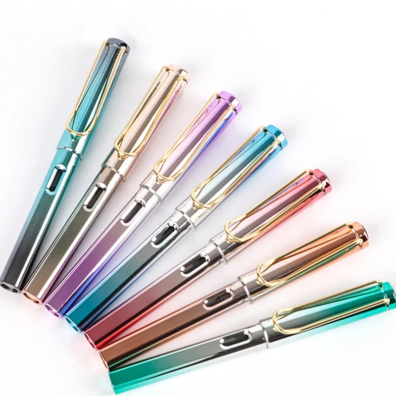 

Gradient Colorful Fountain Pen Student Children School Beautiful Fountain Pen