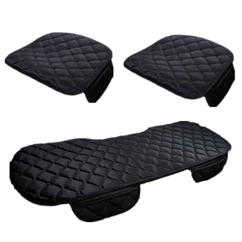 

Lint Car Seat Covers Auto seat Protector Mat Car Seat Cushion Plush Velvet Car Accessories Car Back Seat Pad